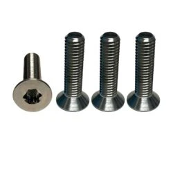 Foilite - M6 Titanium Hydrofoil Hardware Set - 4 Track Nuts And 4 M6 Screws Discounts Apply ! -WINDRIFT Sales Store foilite titanium m6 screw track nut set 4