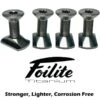 Foilite - M8 Titanium Hydrofoil Hardware Set - 4 Track Nuts And 4 M8 Screws Discounts Apply !