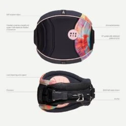 Mystic Dazzled Womens Kiteboarding Waist Harness - Dark Grey Discounts Apply ! -WINDRIFT Sales Store mystic 2022 dazzled dark grey size 4