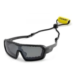Ocean Chameleon Kiteboarding Water Shades - Matte Black W/Smoke Lense Discounts Apply ! -WINDRIFT Sales Store ocean chameleon glasses matte black smoke lense 3